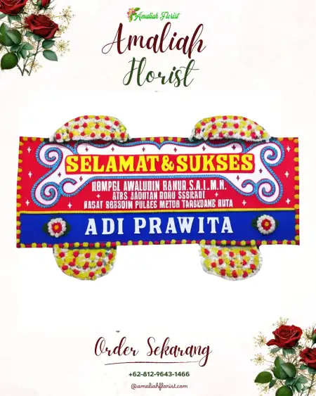 Papan Bunga Ucapan Selamat Dlimoyo